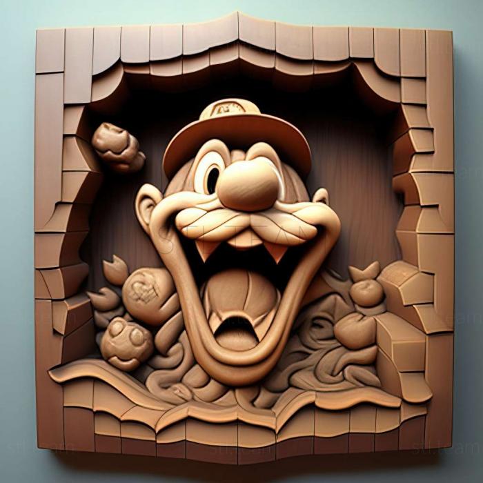 3D модель Гра Super Mario Bros (STL)